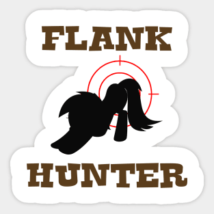 Flank Hunter Sticker